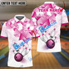 BlueJoses Bowling And Pins Triangle Art Customized Name 3D Shirt (6 Colors)