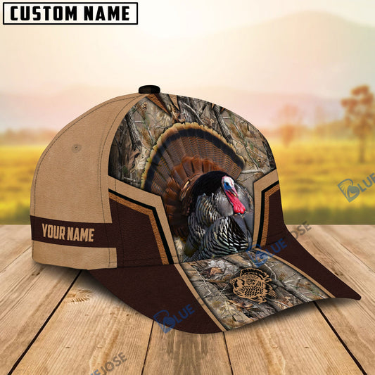 BlueJose Turkey Hunting Premium Personalized Name Cap