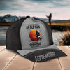 BlueJose Custom Month Never Underestimate An Old Man Fishing D Print Cap