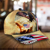 BlueJose Premium One Nation Under God, Usa Eagle 3D Cap Printed Personalized