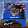 BlueJose Premium Eagle Patriot By Choice 3D Cap American Pride Hat Multicolor Personalized