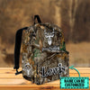 BlueJose Deer Hunting Full Camo Name Personalized Backpack