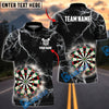 BlueJose Darts Thunder Lightning Personalized Name, Team Name Shirt