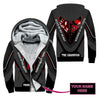 BlueJose Custom Name Jesus In My Heart, Boxing In My Veins 3D Hoodie